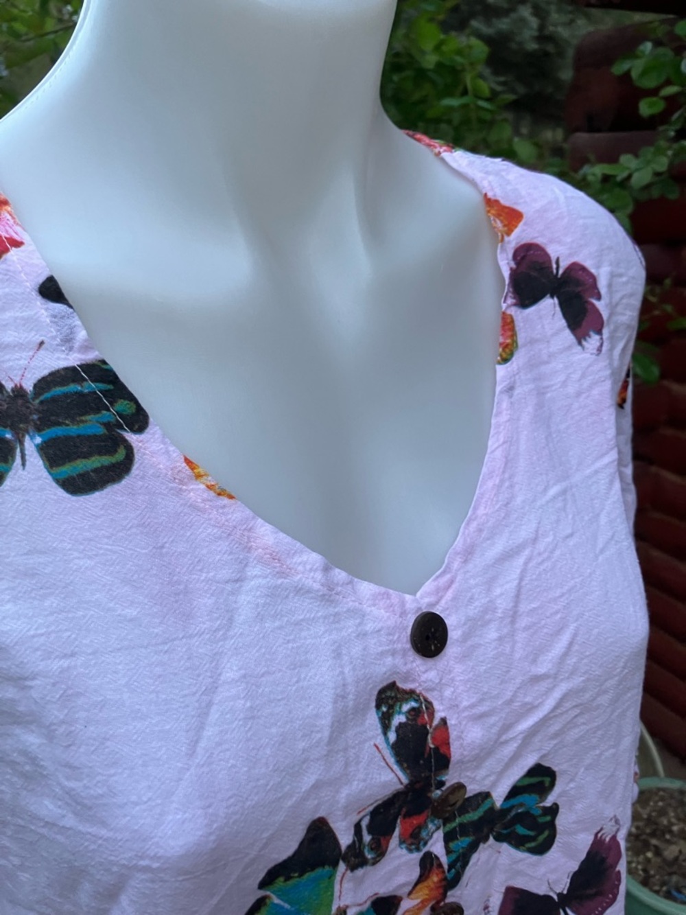 Kamana light weight, butterfly beach cover up or dress size small - Picture 5 of 8